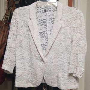 American rag lace blazer